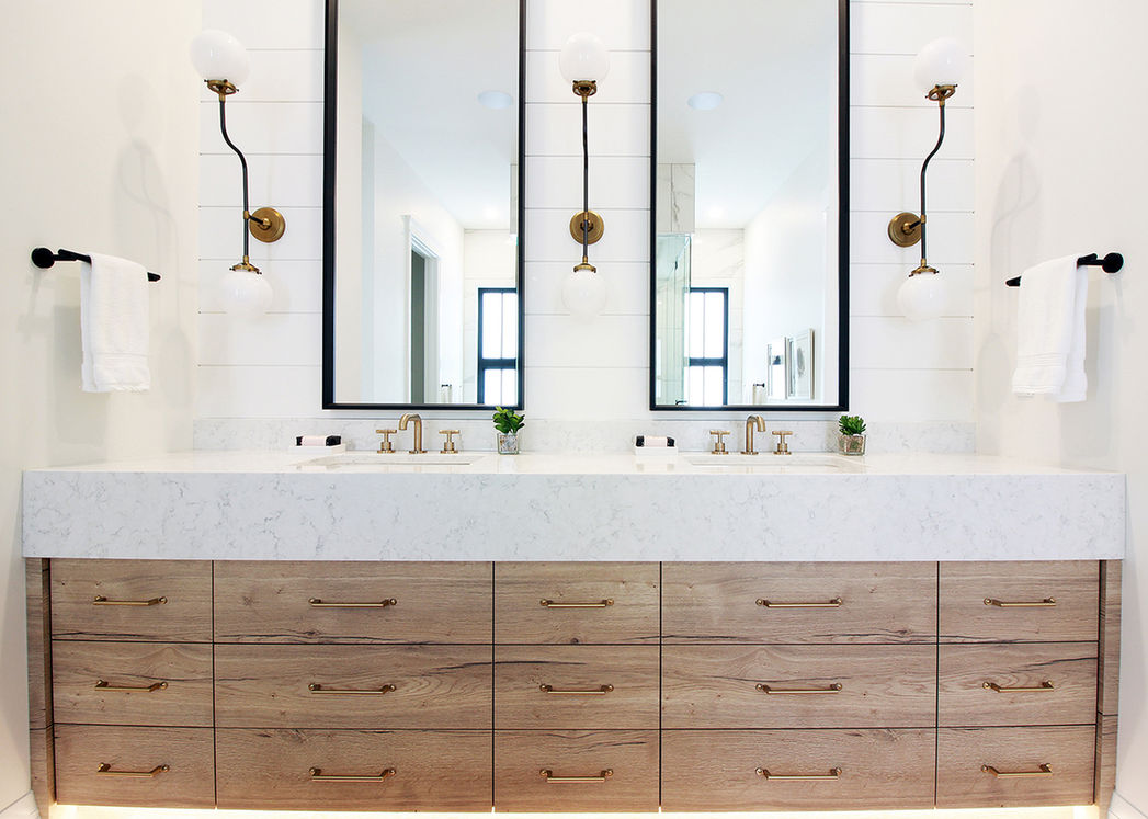 Custom bathroom vanity by True Custom
